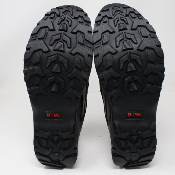 Red Wing Shoes NWOT Men's 12 e2 Black Oxford Aluminum Toe 6337 Lace Up Safety - Picture 11 of 15